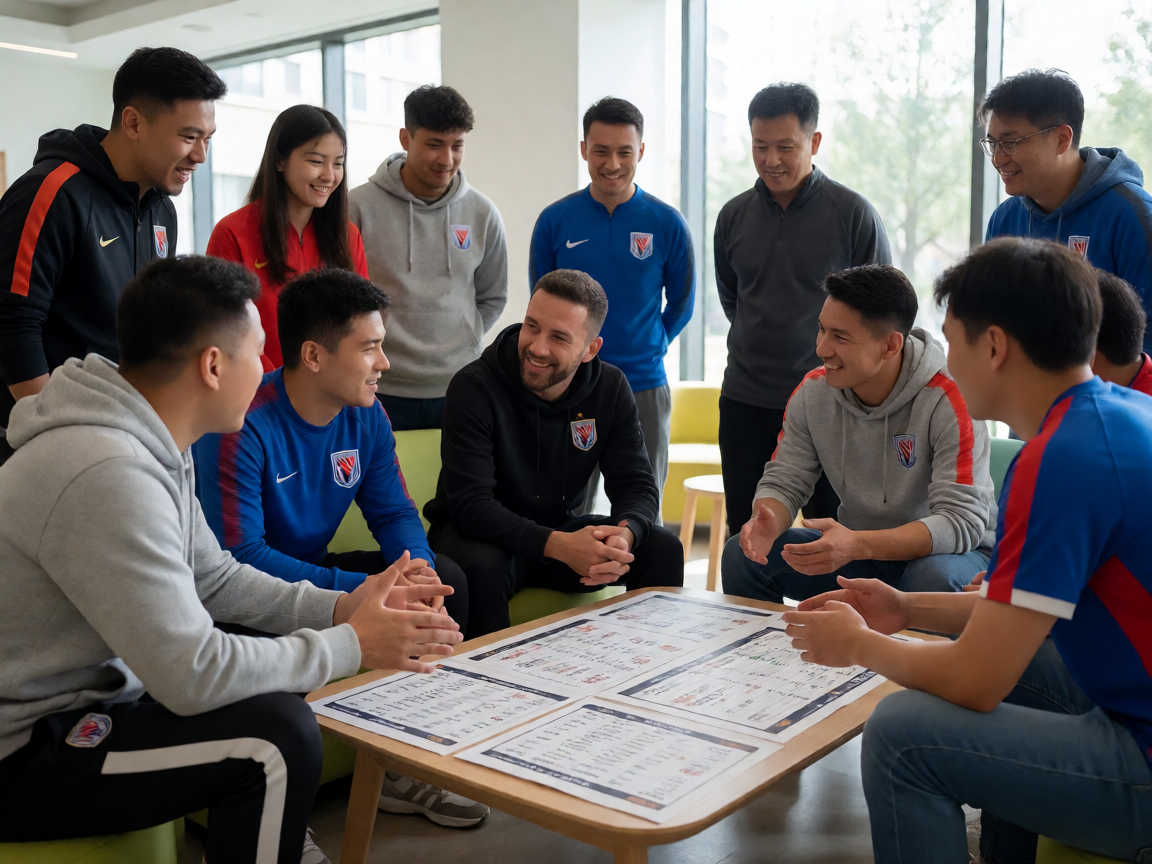 体育爱好者社区互动场景，展现壹号体育用户服务体系